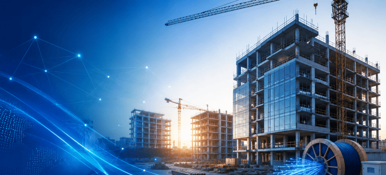 Fibre internet built for apartment buildings.