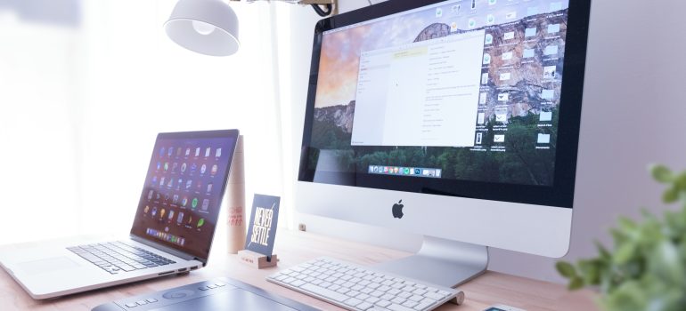 Home-based business owner comparing internet plans